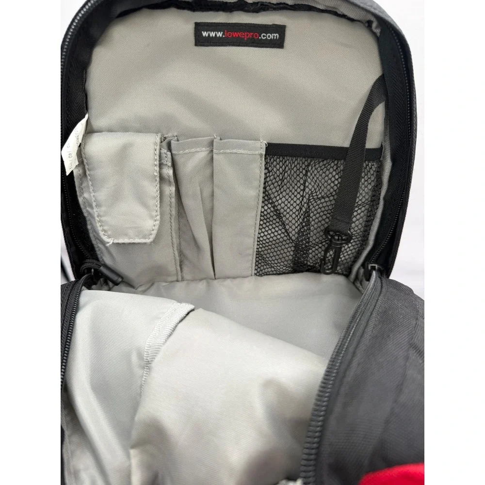 Lowepro Fastpack 100 Camera Backpack Unisex Small Red Black‎ DSLR Travel Bag